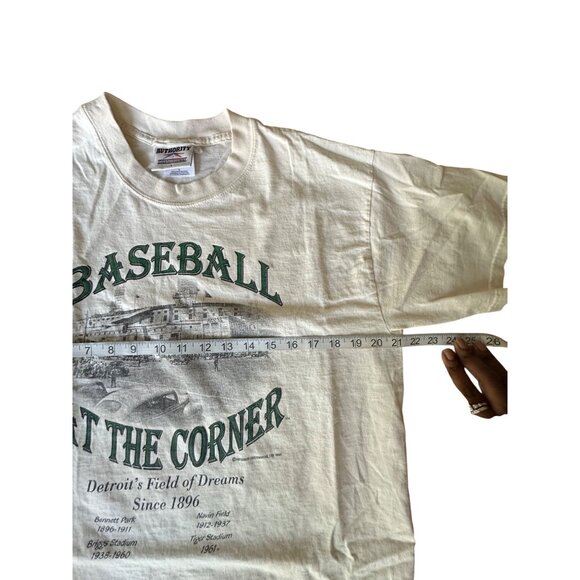 Vintage Detroit Tigers - “Baseball At The Corner” 1998 Stadium White Shirt L - Picture 8 of 10